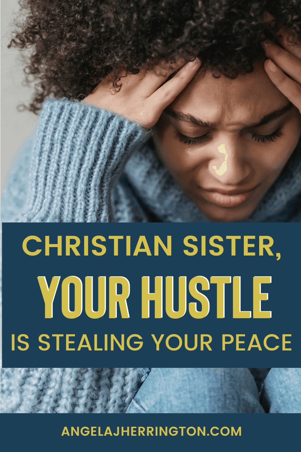 your hustle is stealing your peace and it's toxic religion's fault